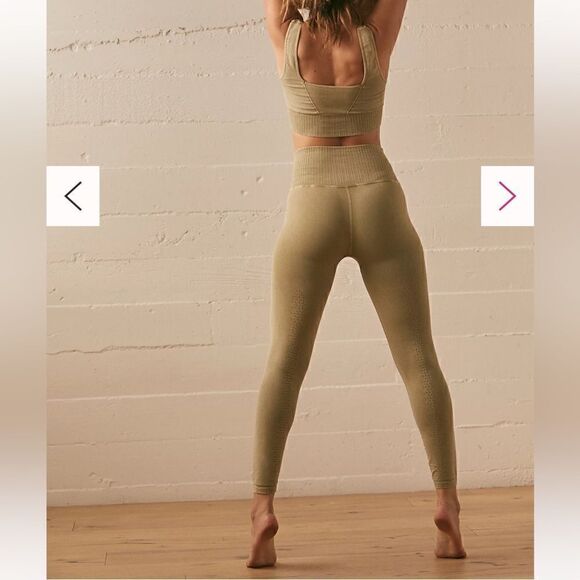 NWT Free People Good Karma Gray Leggings Size M/L - Picture 5 of 11